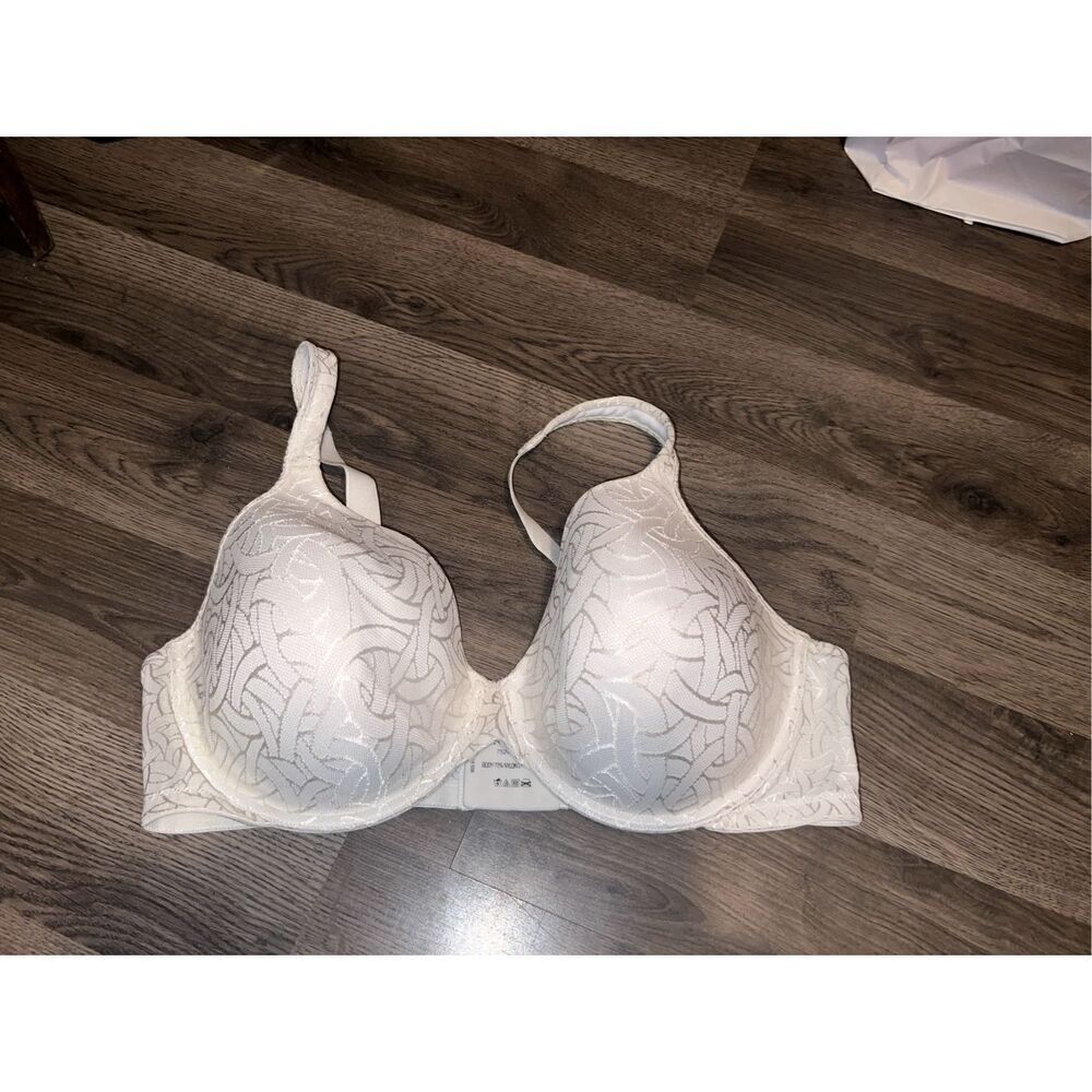 Vanity Fair White Bra Woman’s Size 40DD Preowned Style 75298